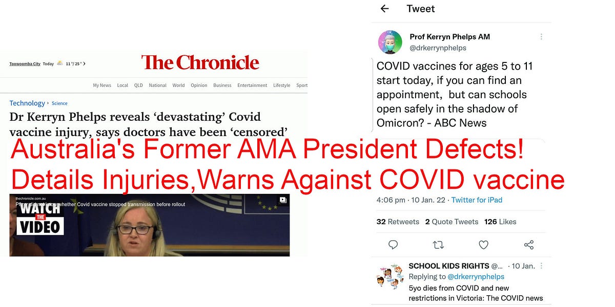 Former Australian president of AMA deserts, exposes COVID vaccines