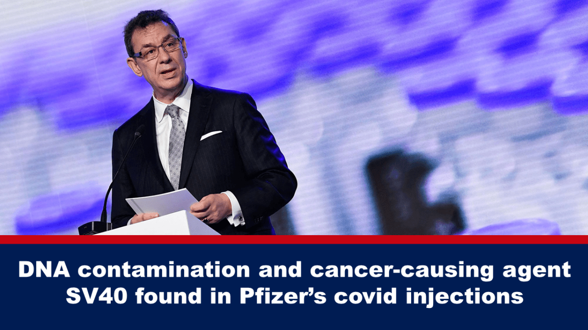 DNA contamination and the carcinogen SV40 have been found in Pfizer's covid injections