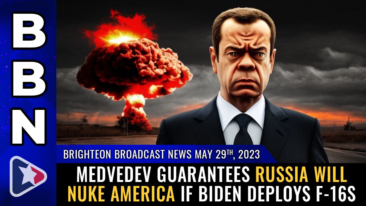 Medvedev guarantees that Russia will drop a nuclear bomb on America if Biden deploys the F-16s