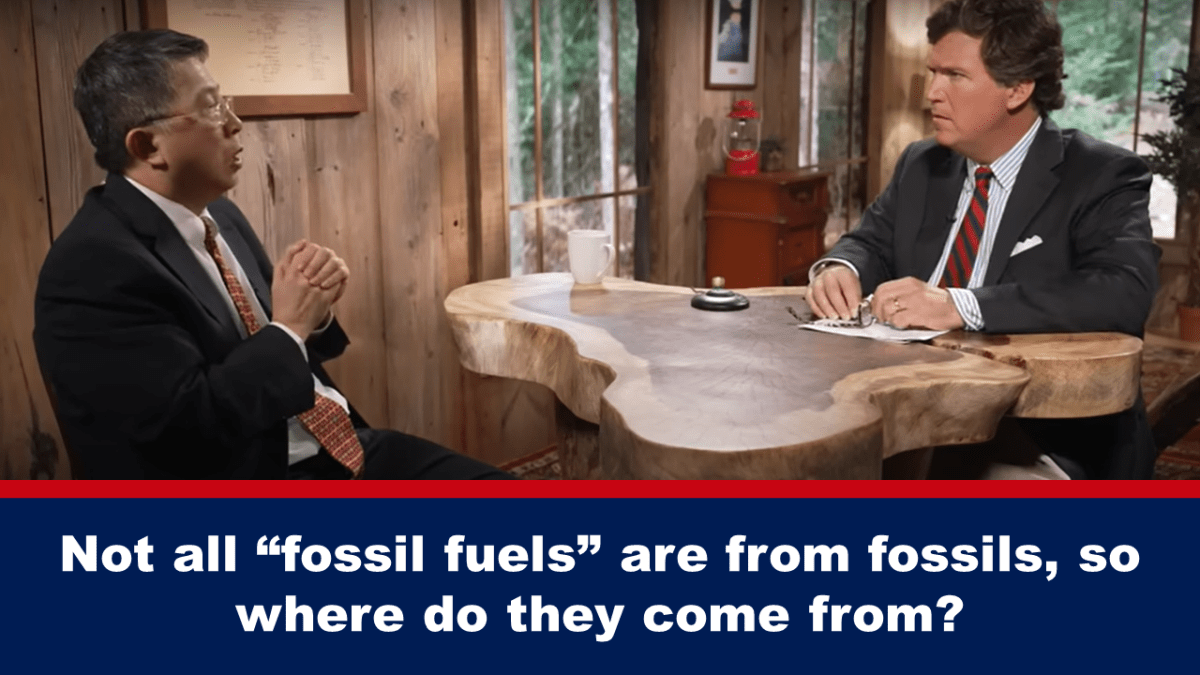 Not all fossil fuels come from fossils, so where do they come from?