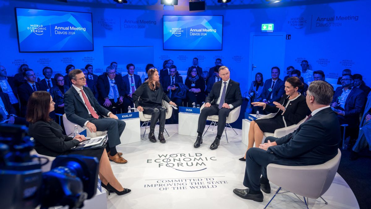 Katalin Novk spoke in Davos