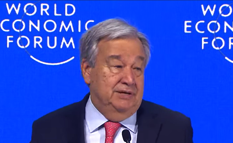 The UN Secretary General calls for a new multipolar global governance at the 2024 Davos summit