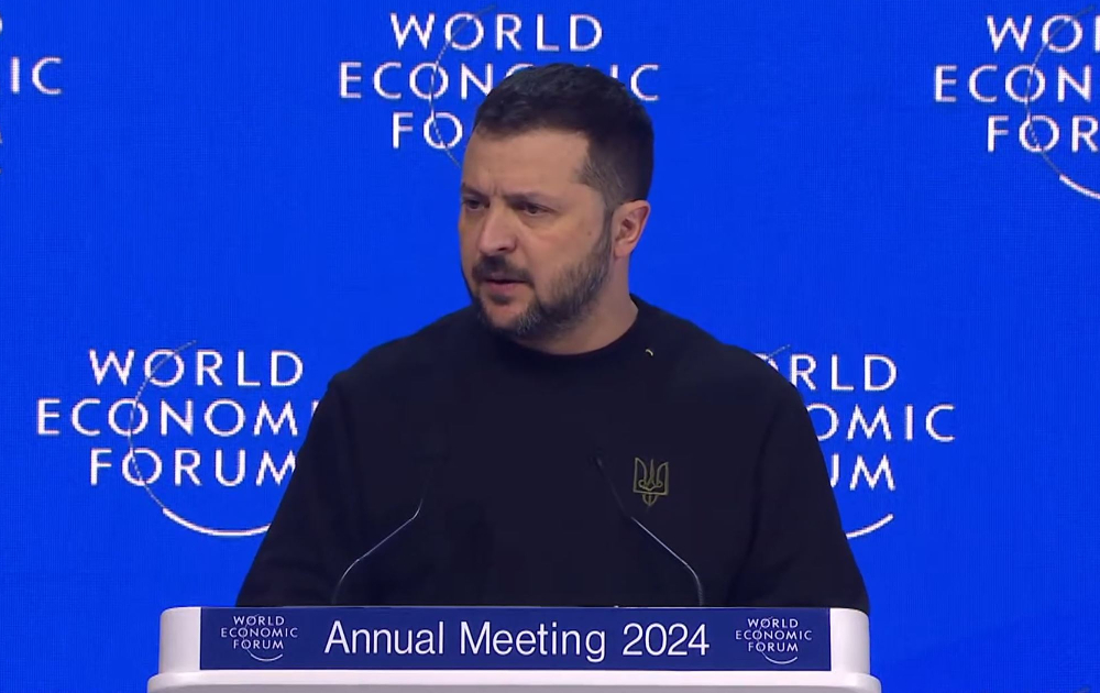 Zelensky calls for direct military intervention by European nations in Ukraine at the WEF meeting in Davos