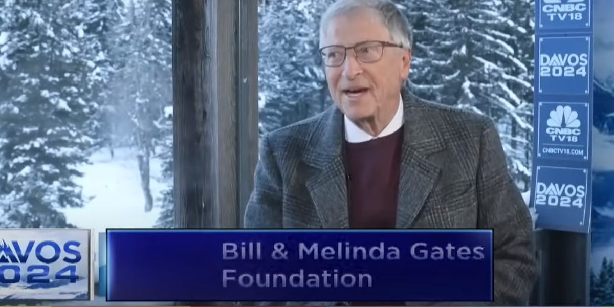 Bill Gates announced in Davos that he will invest 8.6 billion dollars in future vaccines