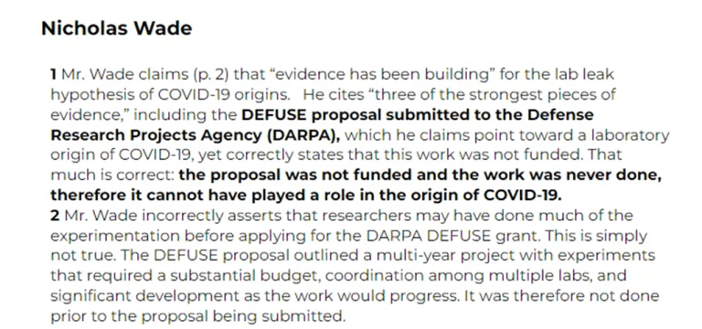The response to the FOI provides further evidence that SARS-CoV-2 is man-made