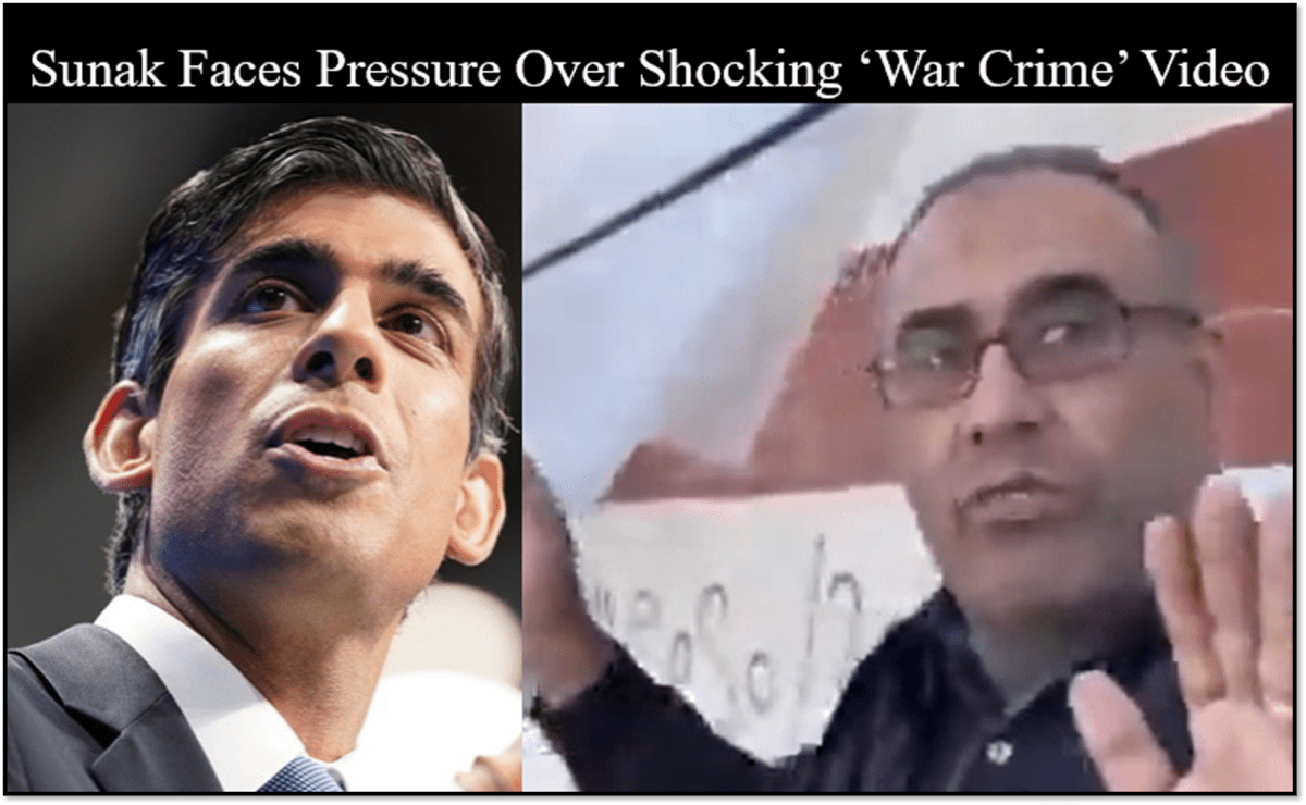 Sunak under pressure over shocking war crime video