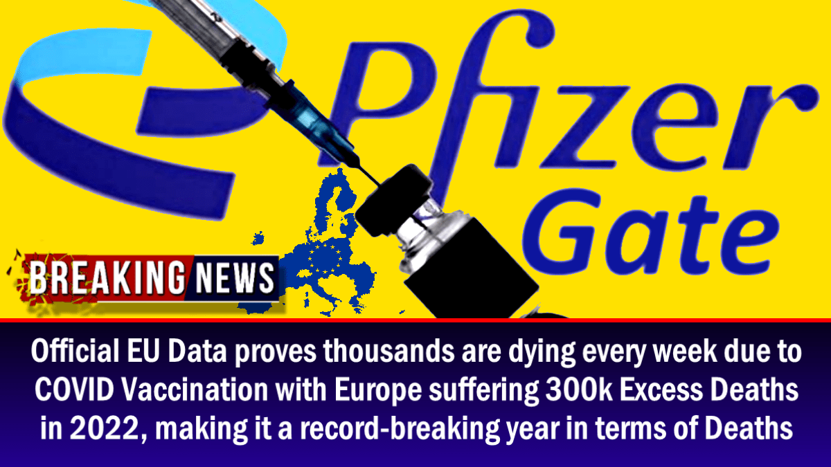 PfizerGate: Europa sufrir 300.000 muertes adicionales en 2022, lo que lo convierte en un año rcord en nmero de muertes