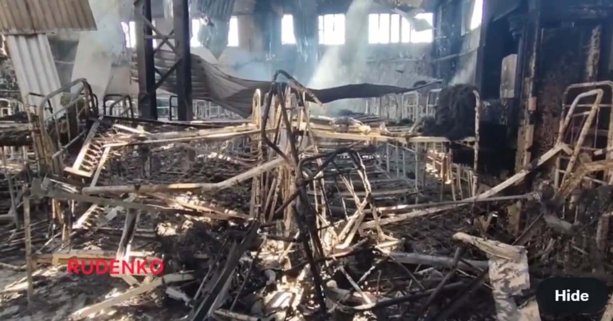 L'attaque au missile ukrainien a peut-être vis la prison des prisonniers de guerre ukrainiens