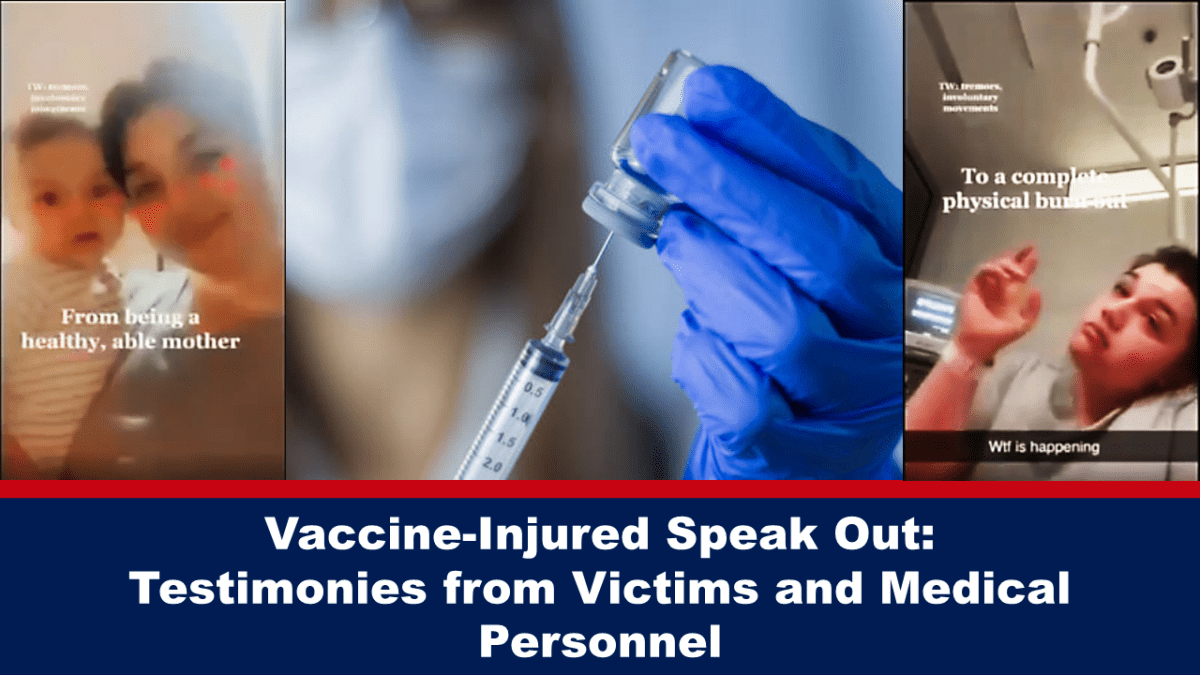 Les victimes de la vaccination s'expriment : Tmoignages de victimes et d'agents de sant