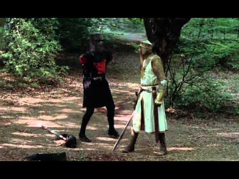 Galop à pied - Chevalier noir