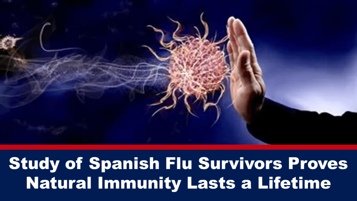 스페인 독감 생존자에 대한 연구는 자연 면역이 평생 지속된다는 것을 증명합니다