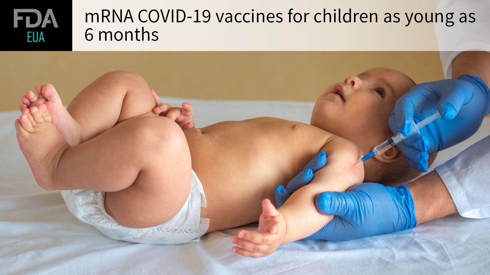 FDA keurt mRNA COVID-vaccins goed voor kinderen van 6 maanden en ouder