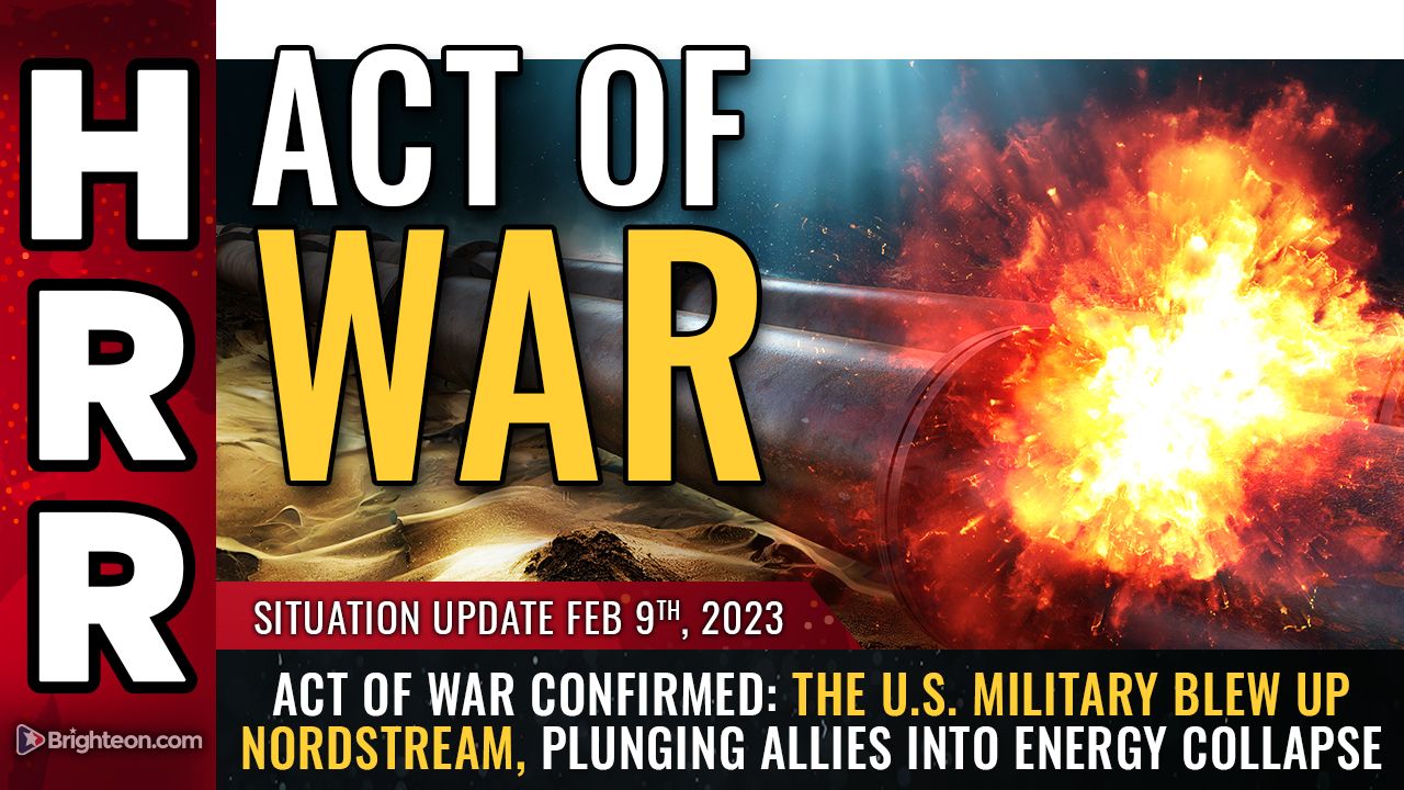 Act of war: Pinasabog ng militar ng US ang mga pipeline ng Nord Stream