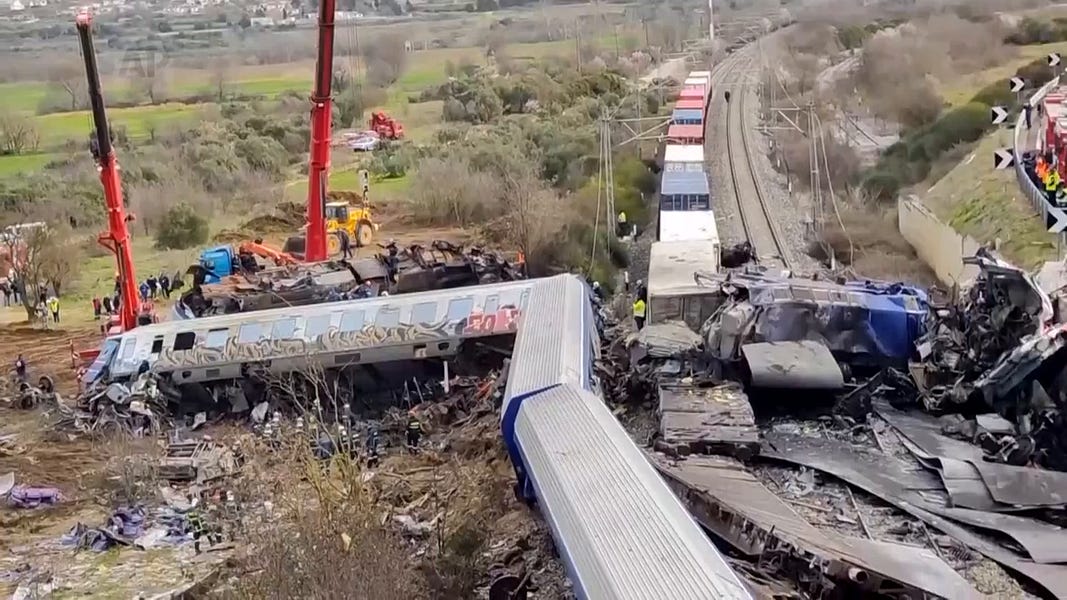 Pinakamalaking aksidente sa tren sa Greece hanggang ngayon - Nagkataon lang?