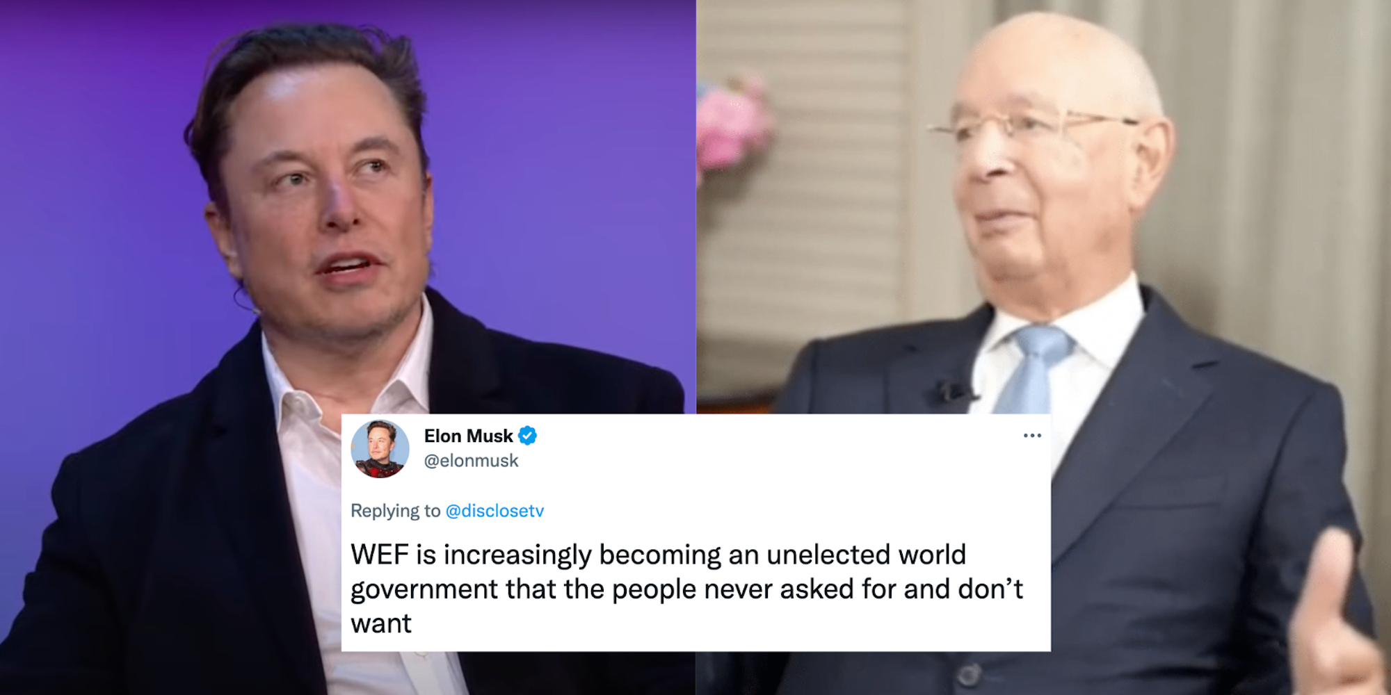 ตามที่ Elon Musk, WEF