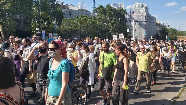 Öğrenci Şehri için Fidesz'e karşı gösteri!  Budapeşte'de gösteri
